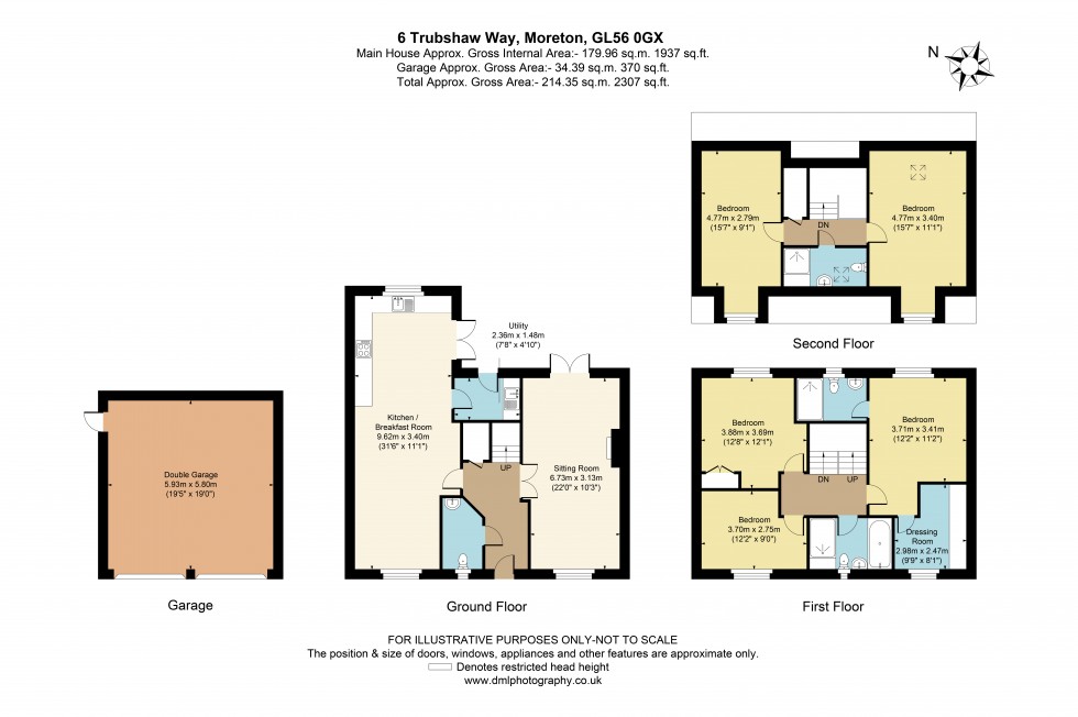 Floorplan for Trubshaw Way, Moreton-In-Marsh, GL56