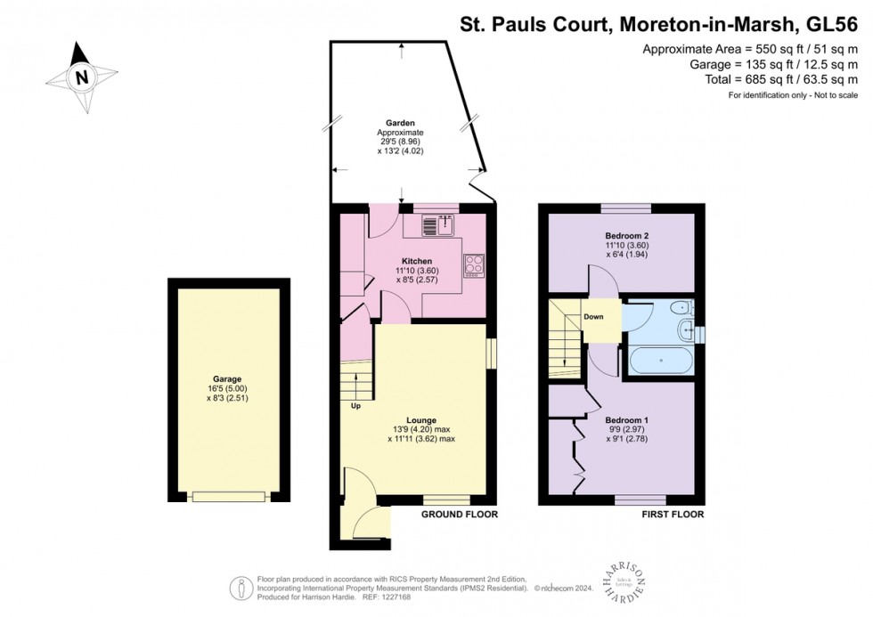 Floorplan for St. Pauls Court, Moreton-in-Marsh