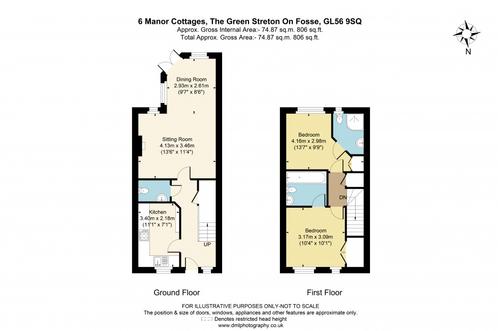 Floorplan for The Green, Stretton On Fosse, GL56