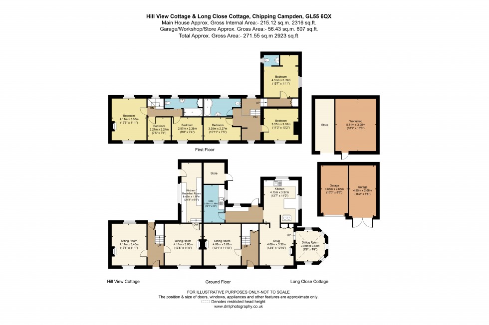 Floorplan for Hill View, Weston-Subedge, GL55