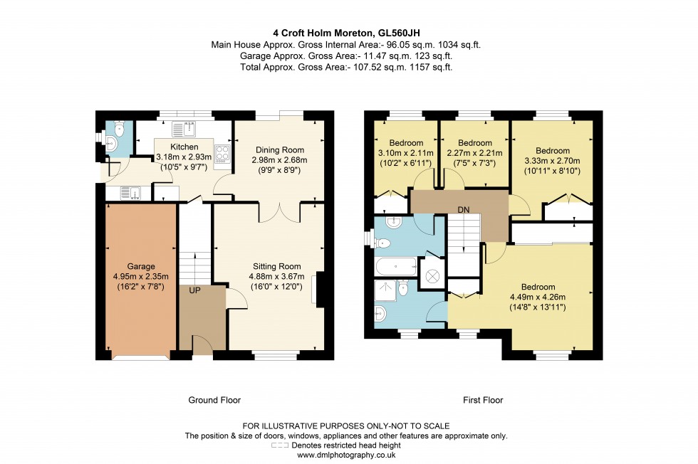 Floorplan for Croft Holm, Moreton-In-Marsh, GL56