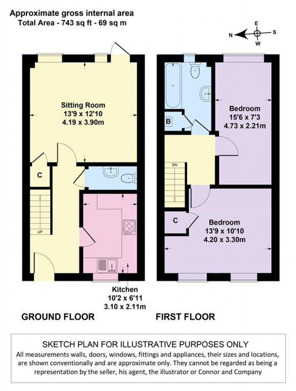 Floorplan for Lysander Way, Moreton-In-Marsh, GL56