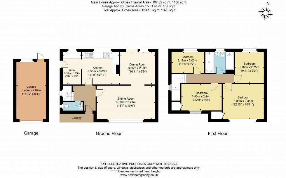 Floorplan for Mosedale, Moreton-In-Marsh, GL56