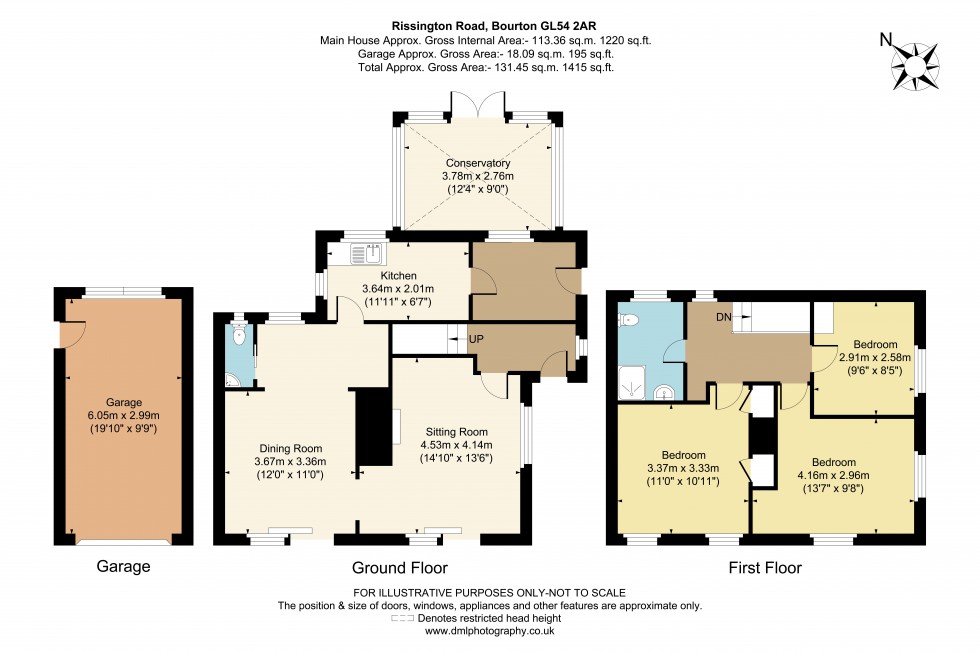 Floorplan for Rissington Road, Bourton-On-The-Water, GL54