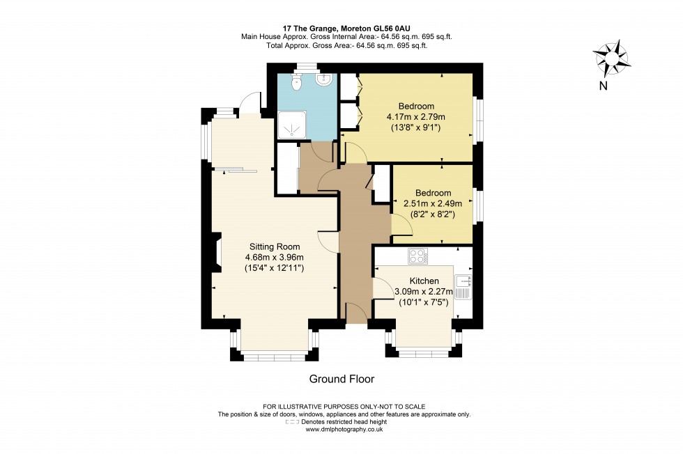 Floorplan for The Grange, Moreton-In-Marsh, GL56