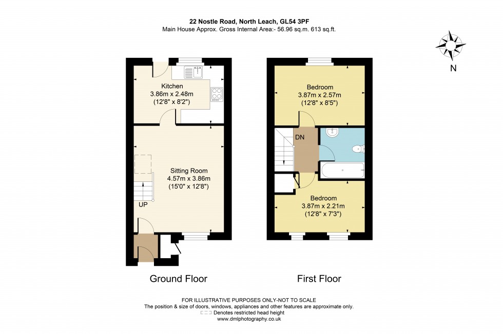 Floorplan for Nostle Road, Northleach, GL54