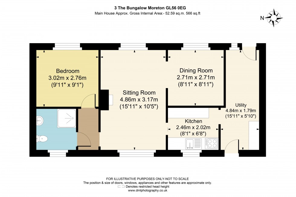 Floorplan for Stow Road, Moreton-In-Marsh, GL56