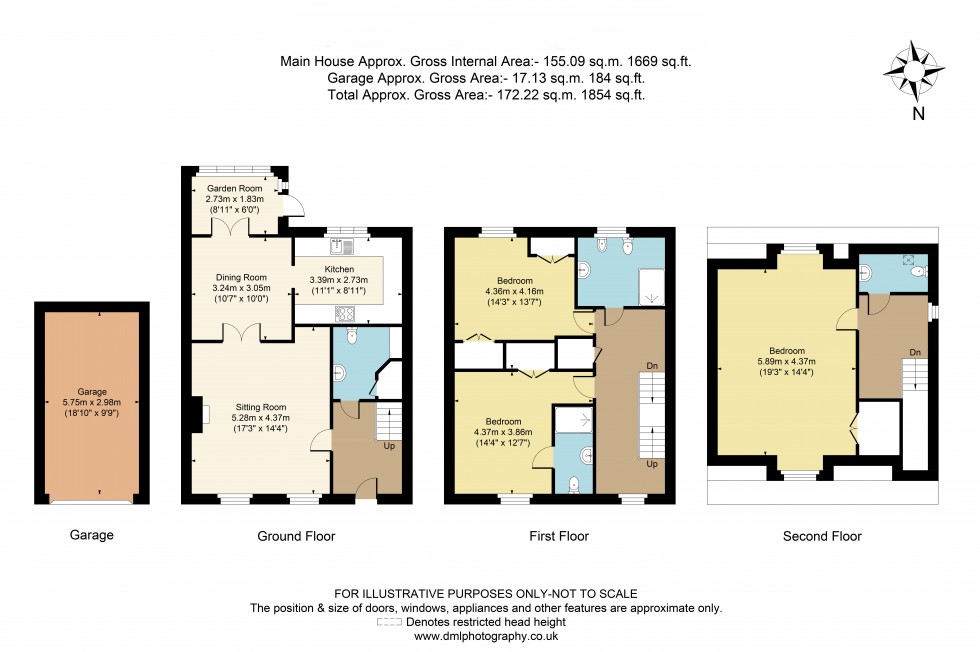 Floorplan for University Farm, Moreton-In-Marsh, GL56