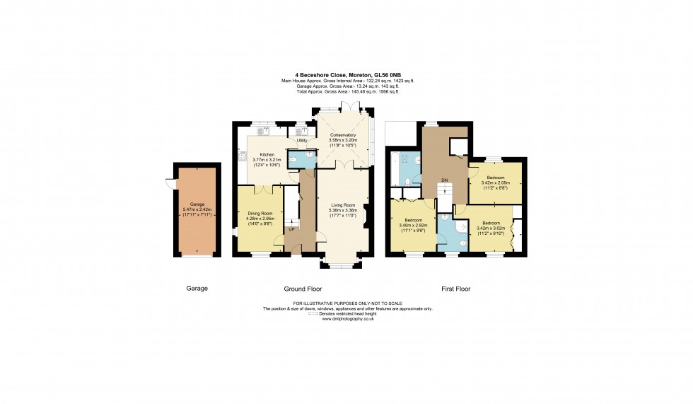 Floorplan for Beceshore Close, Moreton-In-Marsh, GL56