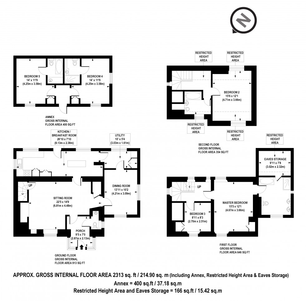 Floorplan for Marshmouth Lane, Bourton-On-The-Water, GL54