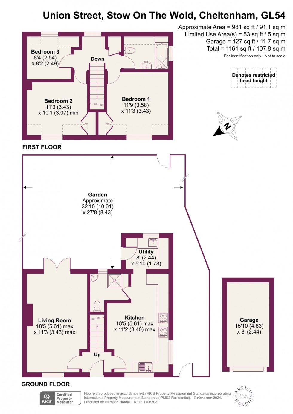 Floorplan for Union Street, Stow On The Wold, GL54