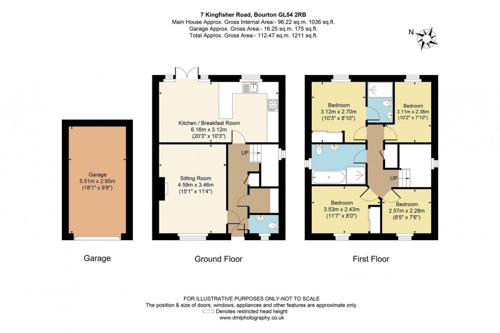 Floorplan for Kingfisher Road, Bourton-On-The-Water, GL54