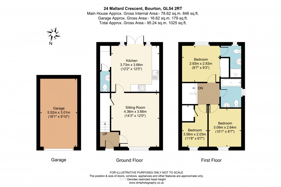 Floorplan for Mallard Crescent, Bourton-On-The-Water, GL54