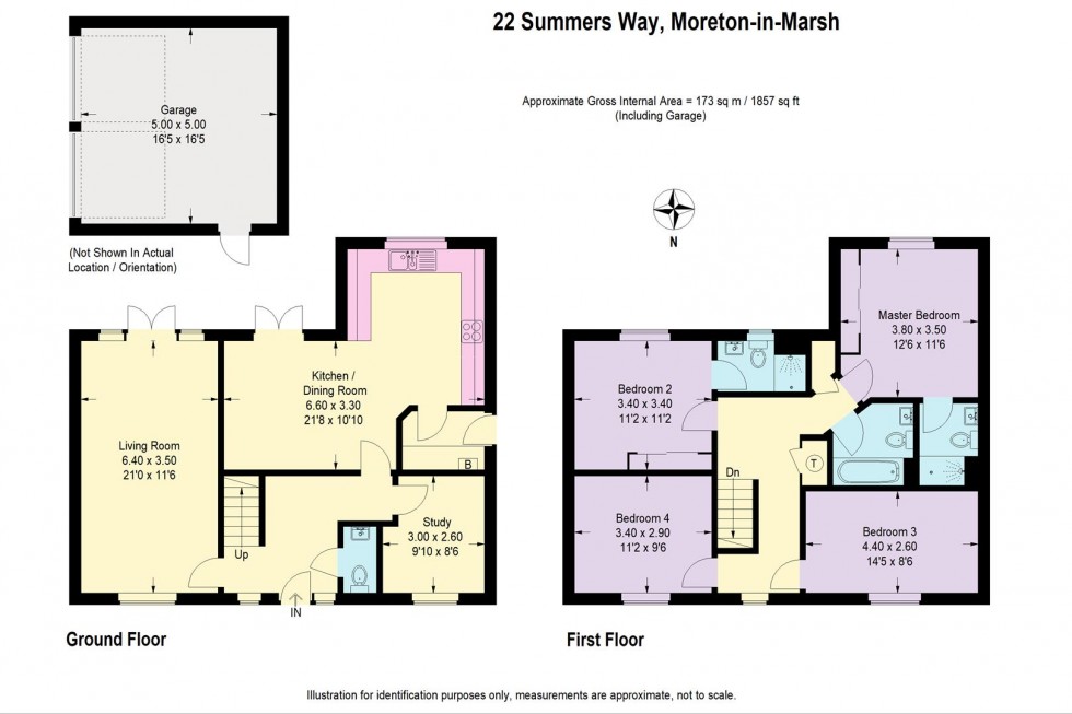 Floorplan for Summers Way, Moreton-In-Marsh, GL56