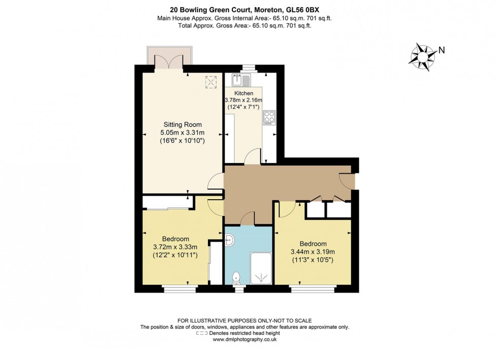 Floorplan for Hospital Road, Moreton-In-Marsh, GL56