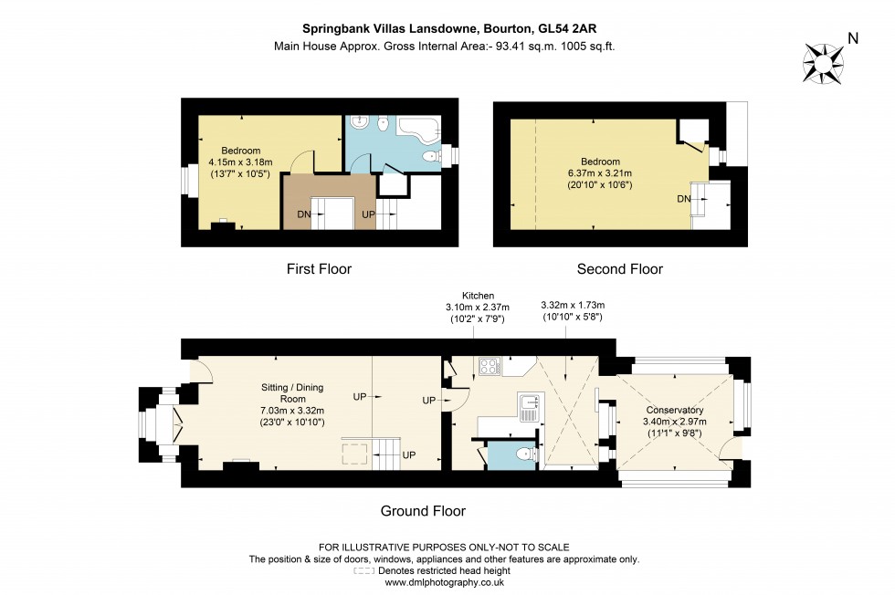 Floorplan for 3 Springbank Villas, Lansdowne, GL54