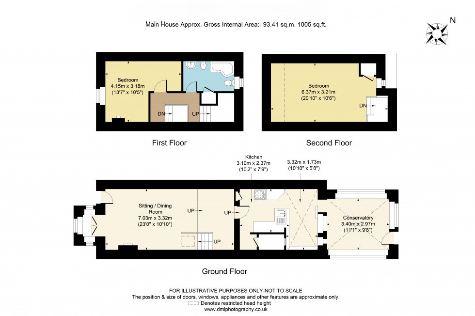 Floorplan for 3 Springbank Villas, Lansdowne, GL54