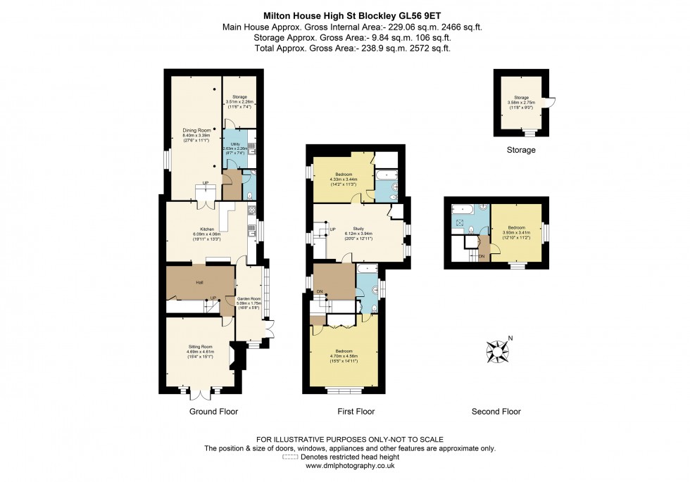 Floorplan for High Street, Blockley, GL56