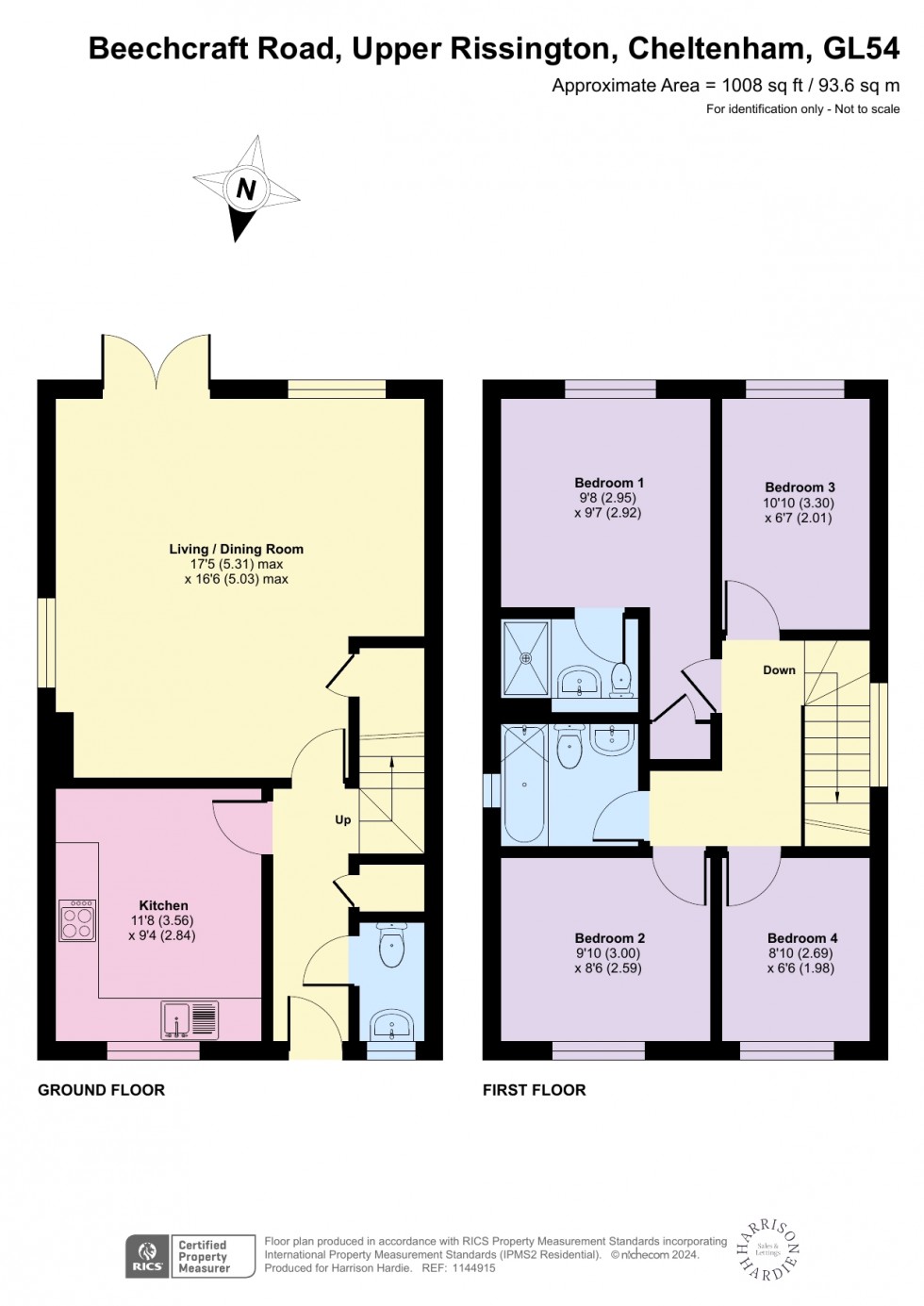 Floorplan for Beechcraft Road, Upper Rissington, GL54