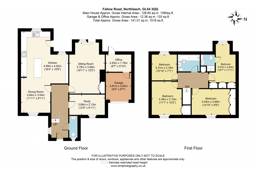 Floorplan for Fallows Road, Northleach, GL54