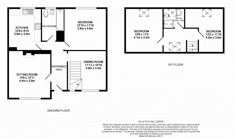 Floorplan for Letch Hill Drive, Bourton-On-The-Water, GL54