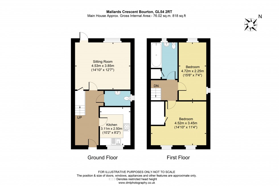 Floorplan for Mallard Crescent, Bourton-On-The-Water, GL54