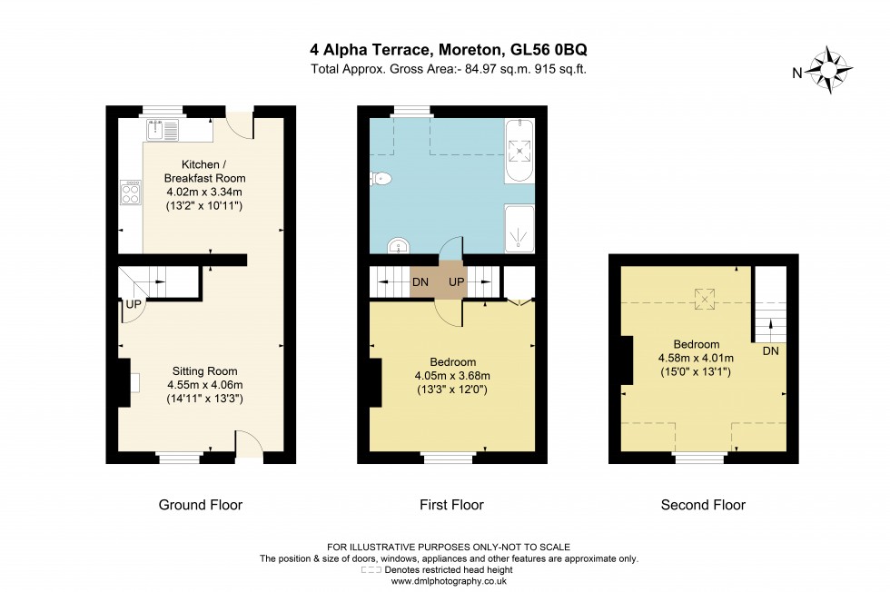 Floorplan for Hospital Road, Moreton-In-Marsh, GL56