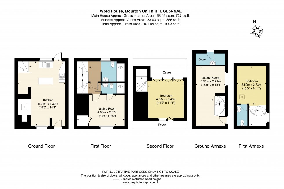 Floorplan for Bourton On The Hill, Moreton-In-Marsh, GL56