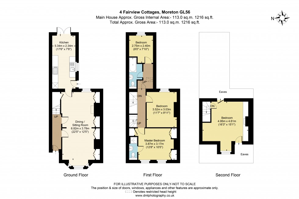 Floorplan for Evenlode Road, Moreton-In-Marsh, GL56